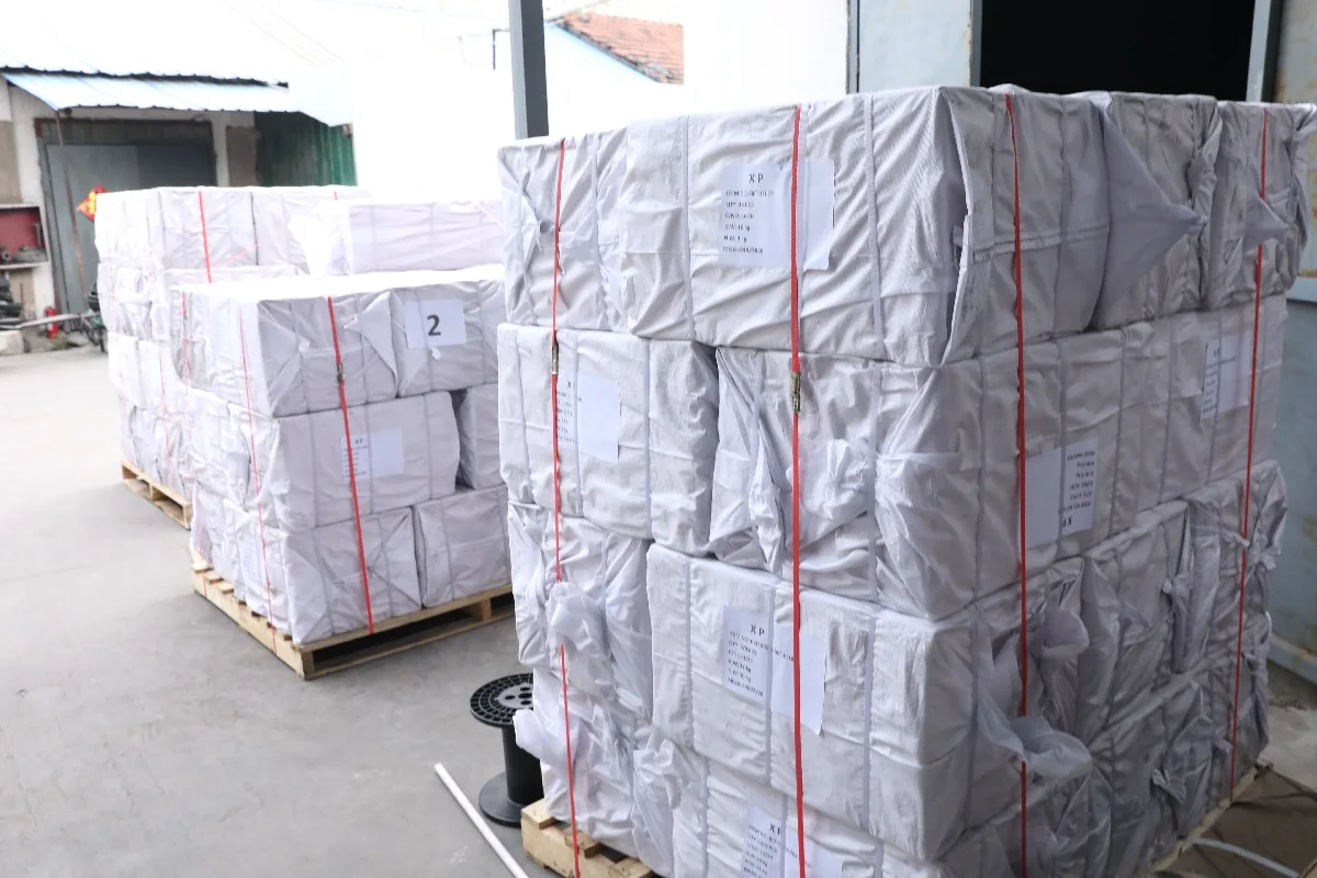 Products prepared for dispatch