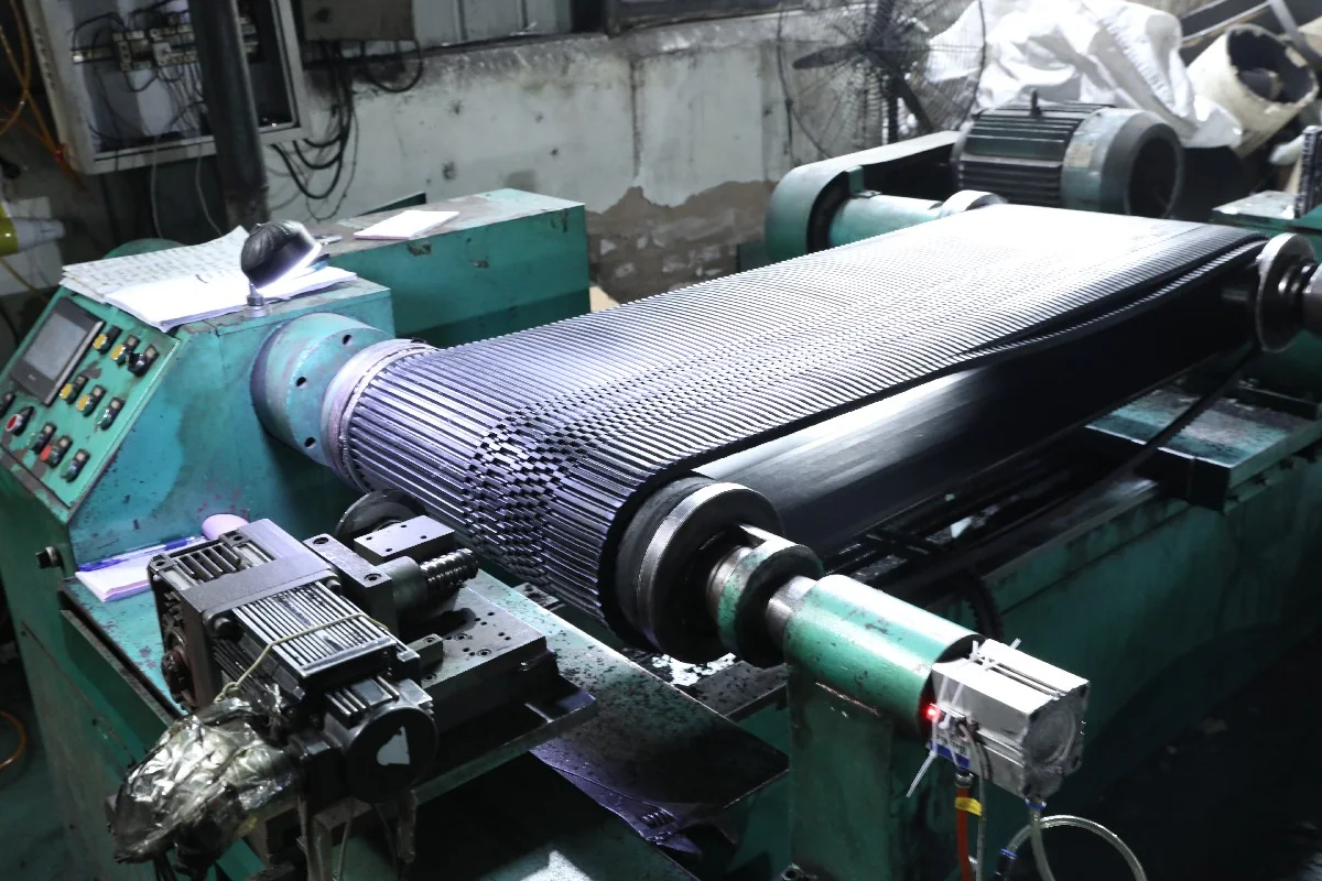 Belt production equipment
